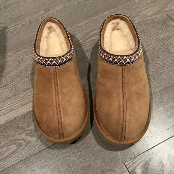 UGG Tasman slippers chestnut 1019066K （Ships out in one day）fast shipping - Picture 2 of 6